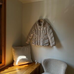 Calvin Klein Beige/Cream Puffer Jacket